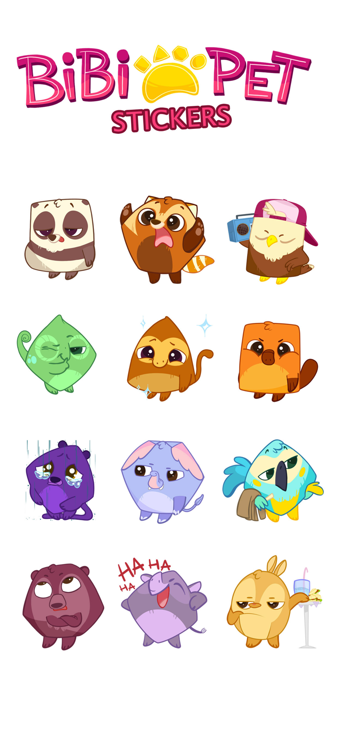 Bibi Stickers Animated Emoji