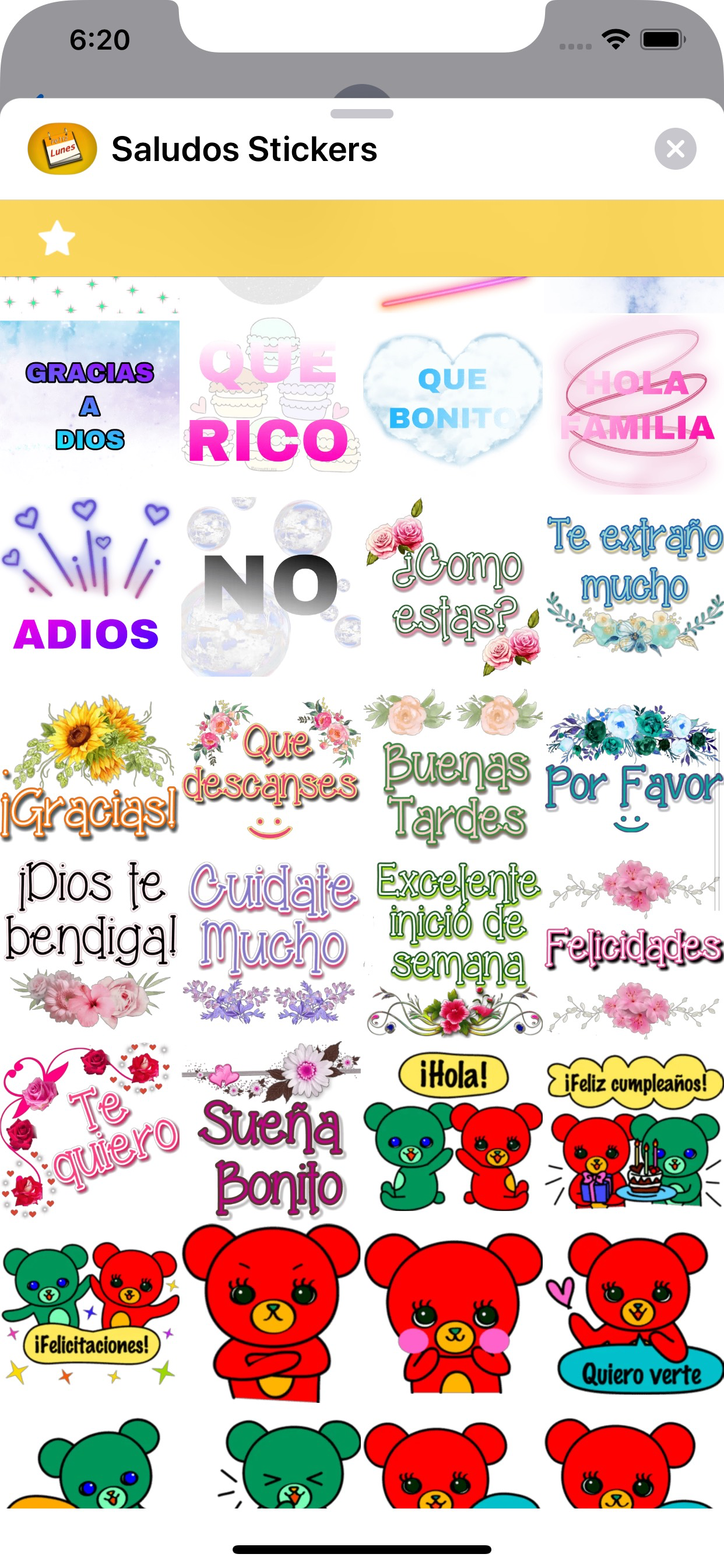 Saludos Stickers