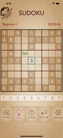 Game screenshot Sudoku by MonkeyBrains apk