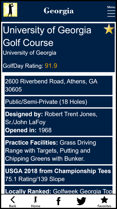 GolfDay Georgia Screenshot