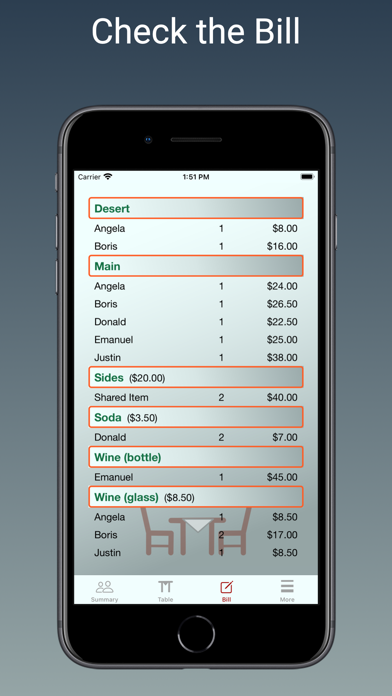 Smart Diner - Pay Your Share Screenshot