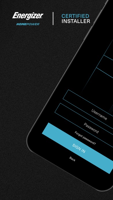 Energizer Homepower Installer Screenshot