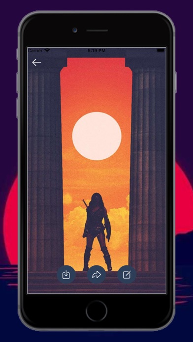 Dope HD wallpaper Photo Editor Screenshot
