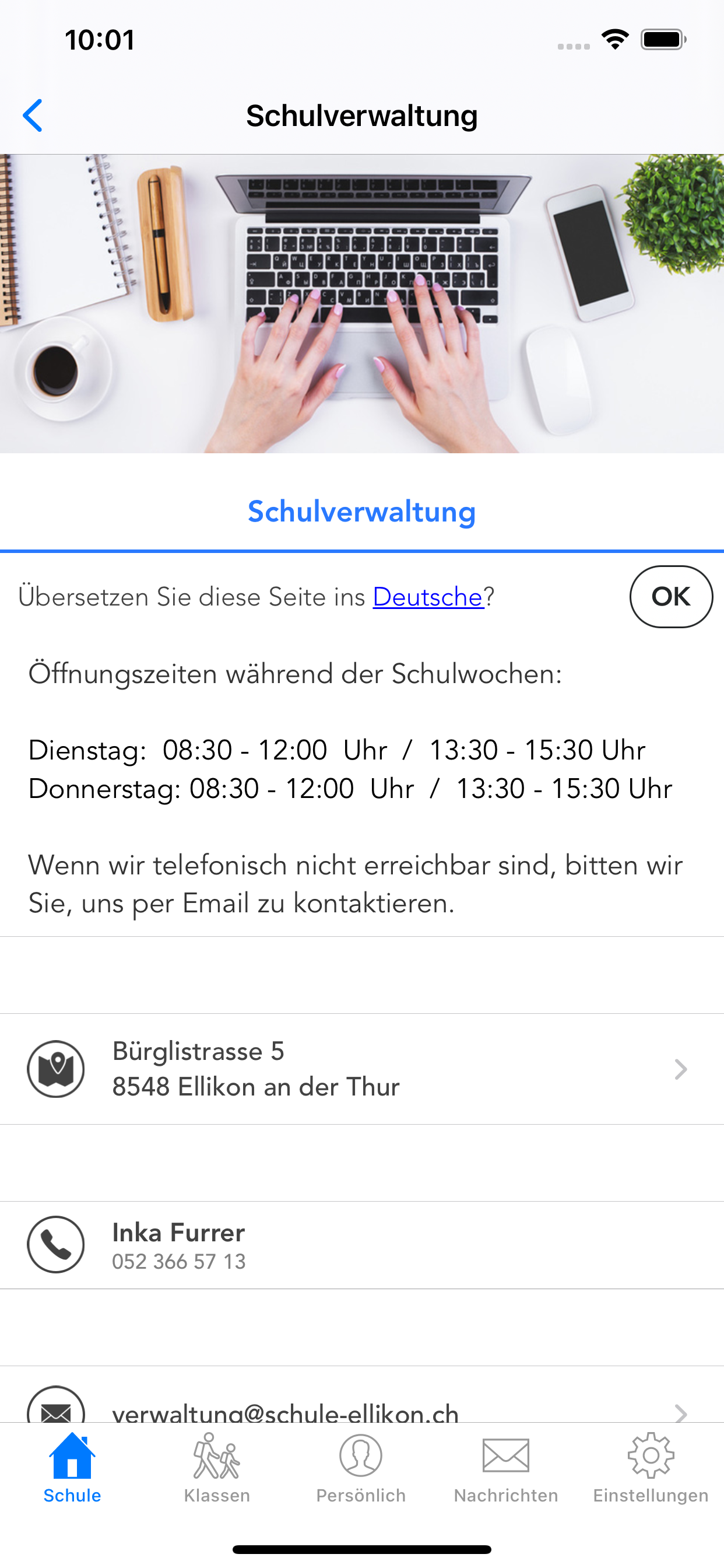 Schule Ellikon an der Thur