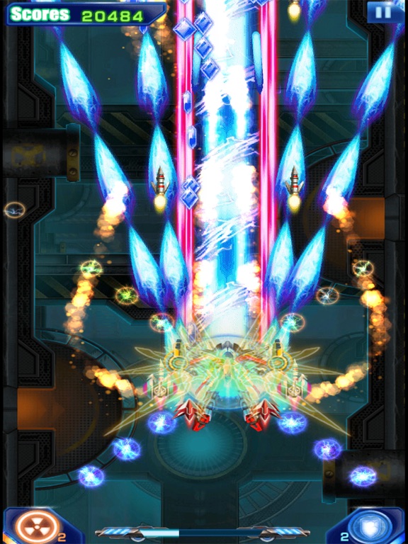 Galaxy Shooter - Fury Raiden iPad screenshot 8 - Games app