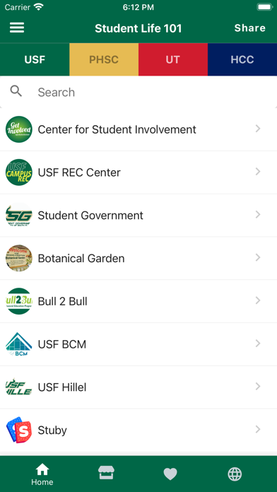 Student Life 101 - USF Screenshot