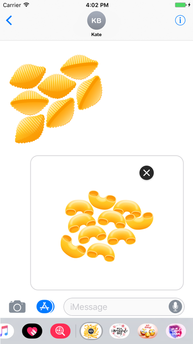 Personal Pasta Stickers Screenshot