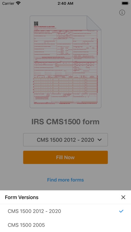 CMS1500Form