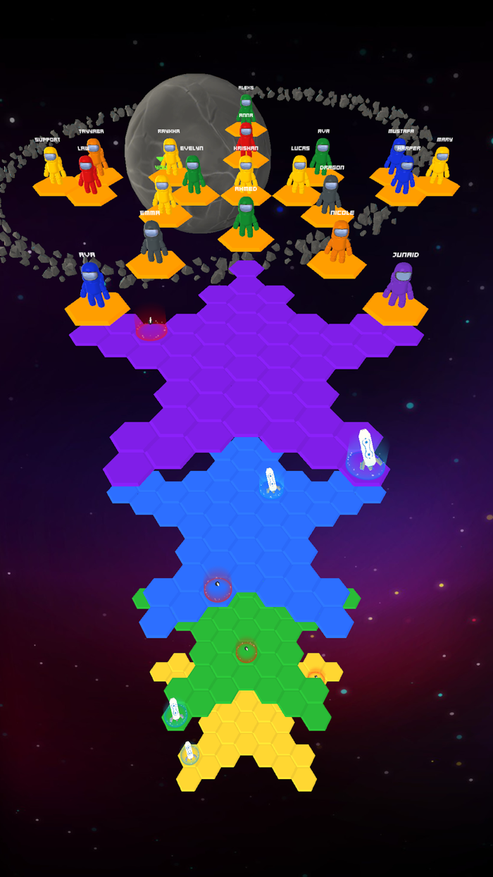 Space Hex Do not fall guys