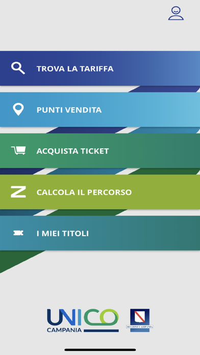 UNICO Campania app Screenshot