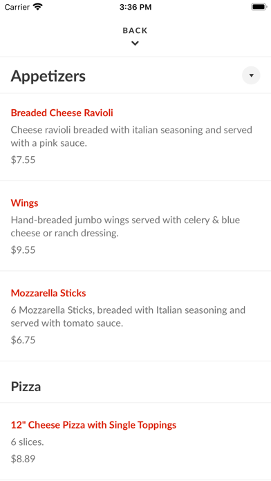 Antonino Bertolo's Pizza Screenshot