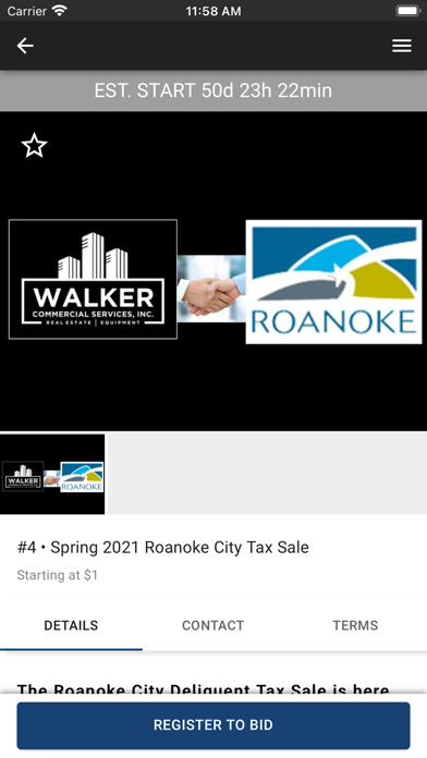 Walker Commercial Services Screenshot