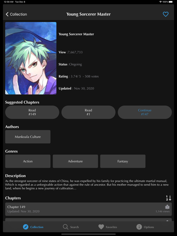 Screenshot #4 pour MangaNelo - Manga Rock Pro