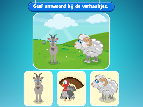 Taal en woordenschat boerderij iPad app afbeelding 4