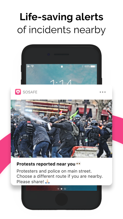 SOSAFE - City Social Network Screenshot
