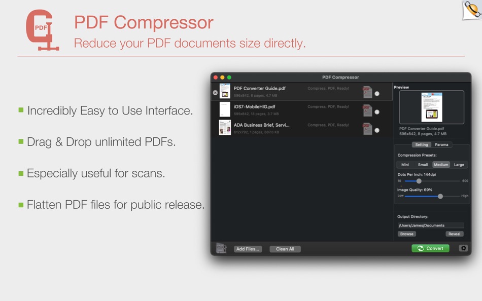 PDF Compressor by Flyingbee - 2.0.1 - (macOS)