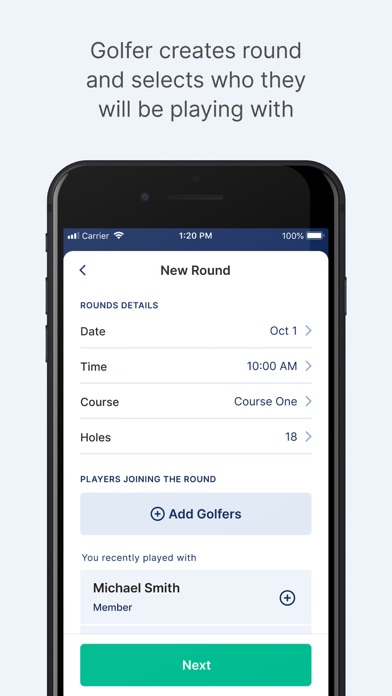 ClubUp - App for Golfers Screenshot