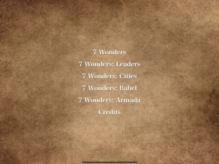 7 Wonders Score Table