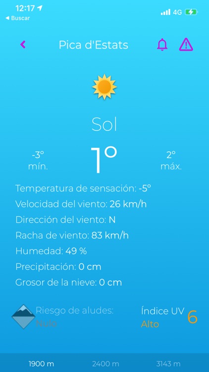 Troposferica Tiempo en Montaña