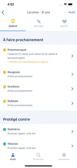 Game screenshot MesVaccins - Suivi des vaccins hack
