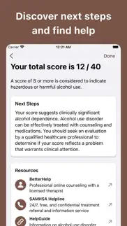 alcoholism test iphone screenshot 3