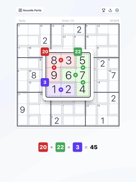 Screenshot #5 pour Killer Sudoku: Sudoku, Puzzles