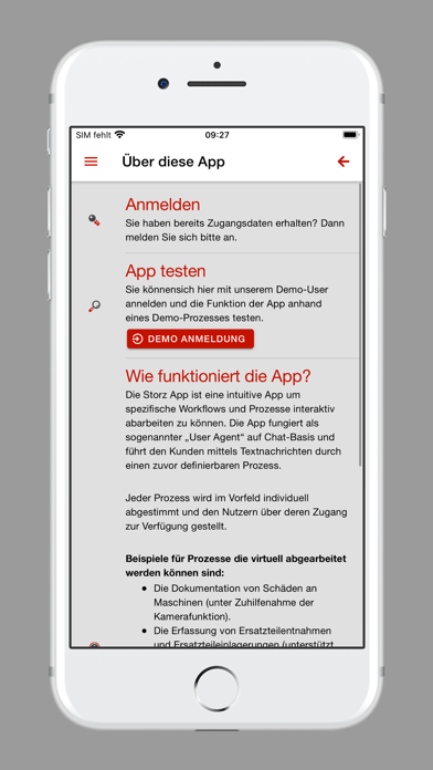 Storz App Screenshot