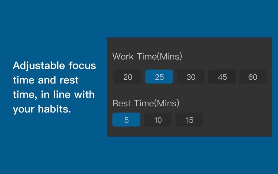 #3. Tomo-Simple Focus Clock (macOS) 由: 阳 张