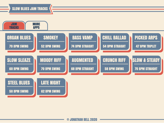 Screenshot #4 pour Slow Blues Guitar Jam Tracks