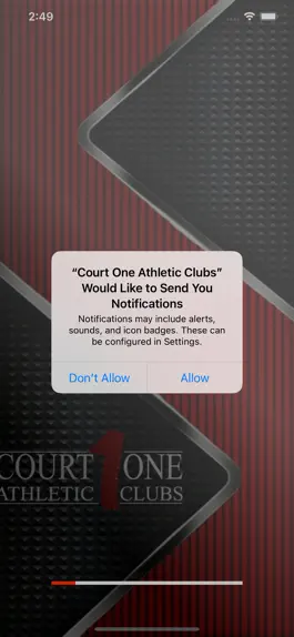 Game screenshot Court One Athletic Clubs apk