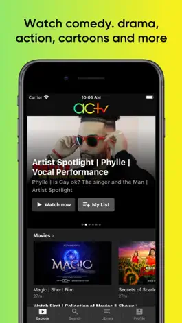 Game screenshot WatchACTV apk
