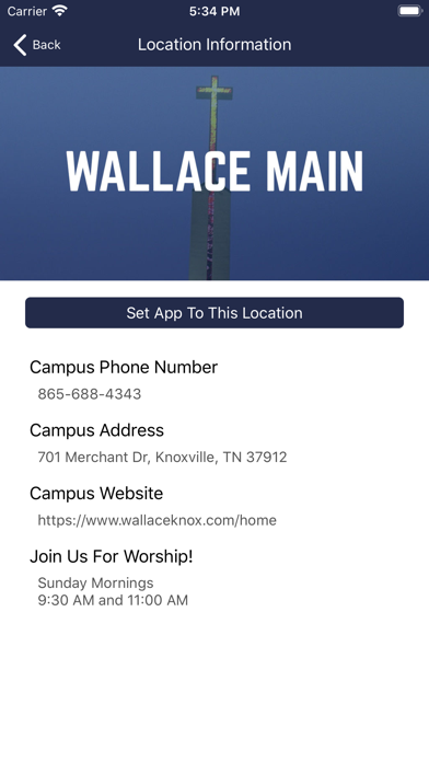 Wallace Memorial Church Screenshot