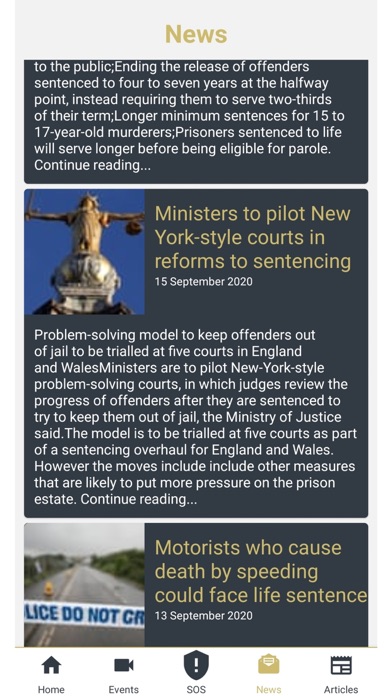 Legal Lifelines Stop & Search Screenshot