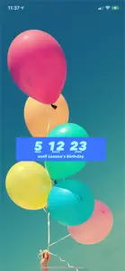 Birthday Countdown ‎ screenshot #4 for iPhone