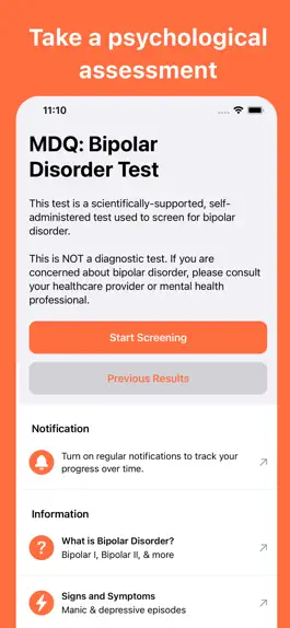 Game screenshot Bipolar Disorder Test mod apk