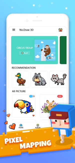 Pixel art book - happy color