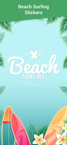 Game screenshot Beach Surfing Stickers Pack mod apk
