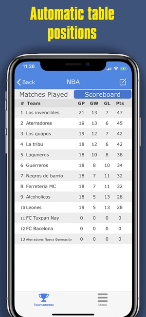 Entr.ie Tournament Software::Appstore for Android