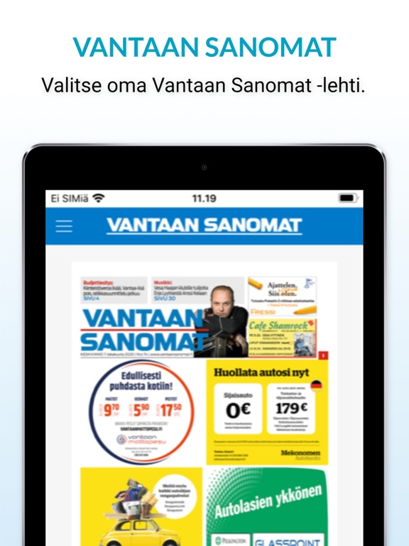 Screenshot #6 pour Vantaan Sanomat, päivän lehti