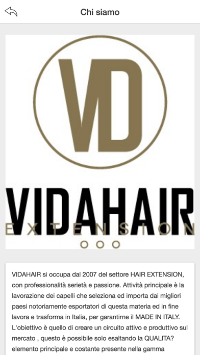 VIDAHAIR Screenshot