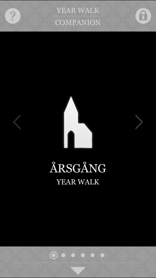 #4. Year Walk Companion (iOS) 由: Simogo AB