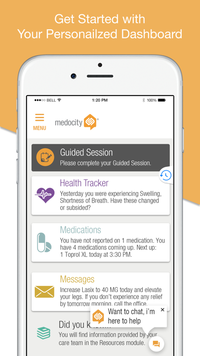Medocity CHF Care Screenshot
