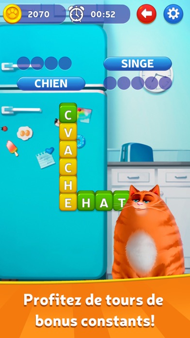 Screenshot #3 pour Kitty Scramble: Piles de Mots