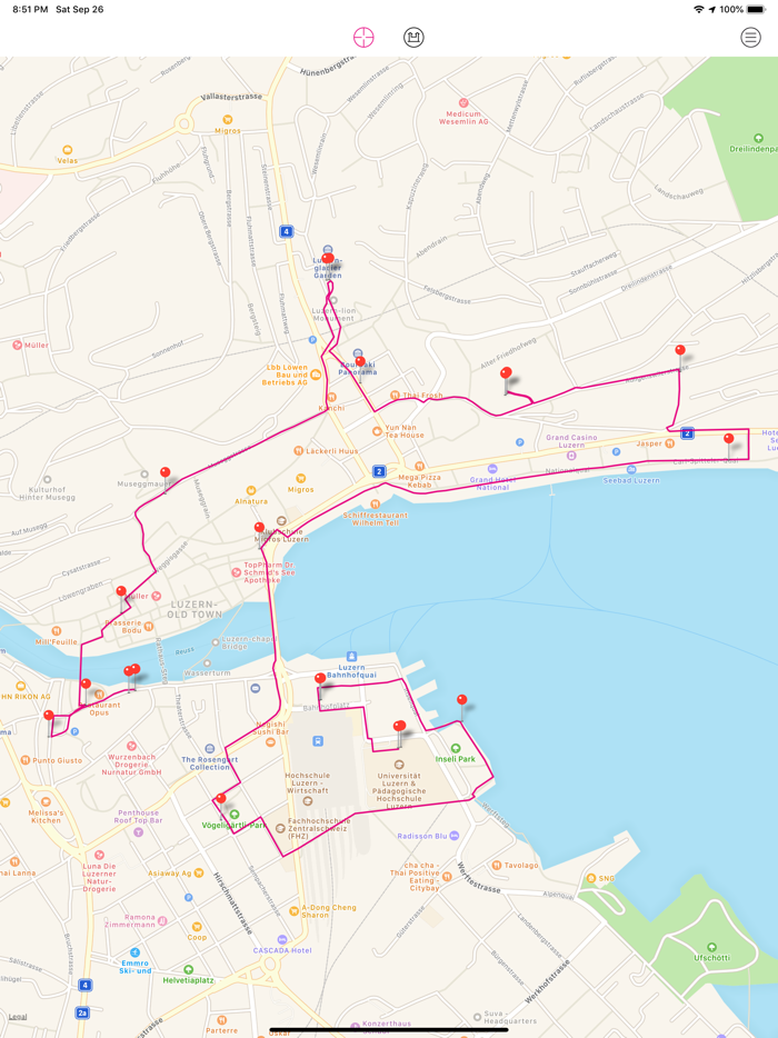 Weg der Universität