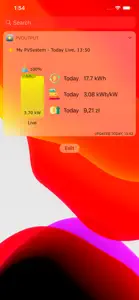 PV Output Widget screenshot #3 for iPhone