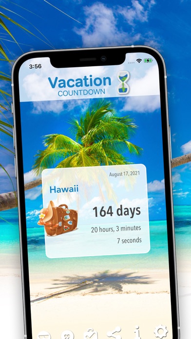 Vacation Countdown App Screenshot