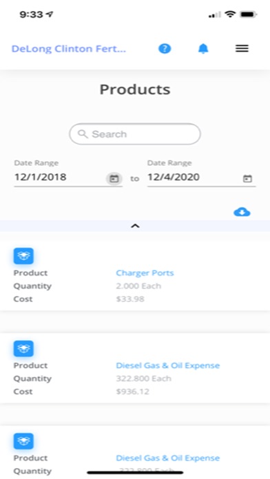 The DeLong Co., Inc. Agronomy Screenshot