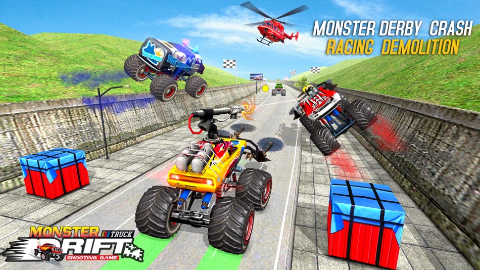 Monster Shooting-Drift Racing - 1.1 - (iOS)