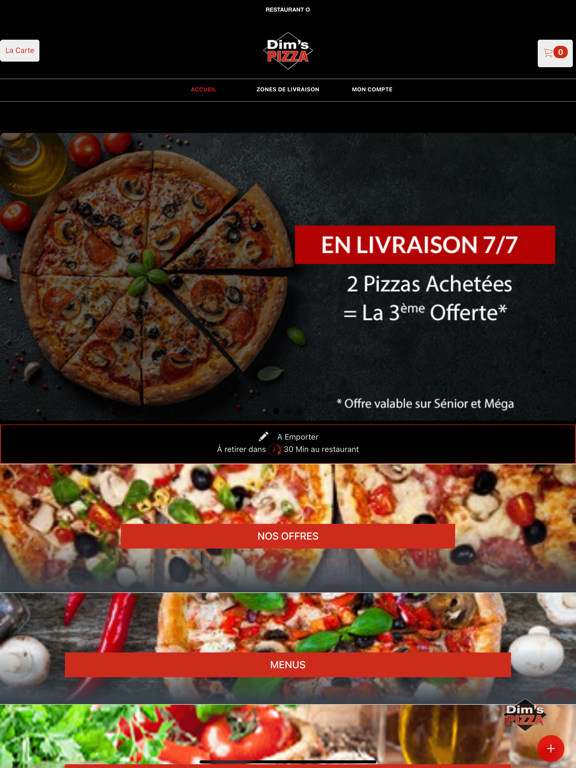 Screenshot #5 pour Dim's Pizza