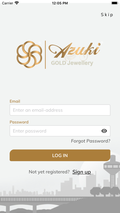 Azuki Gold Jewellery Screenshot
